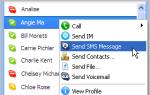 Hogyan küldhetek SMS-eket az asztali Skype alkalmazásban?