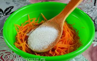 Рецепта за корейски моркови